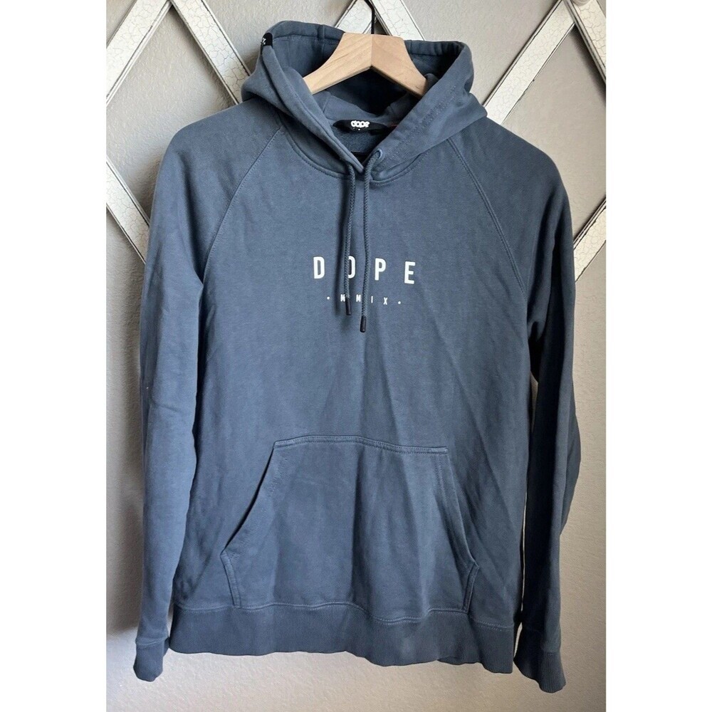 Dope Common Peak 22 Men's M Hoodie Mountain Range Graphic - Picture 2 of 8